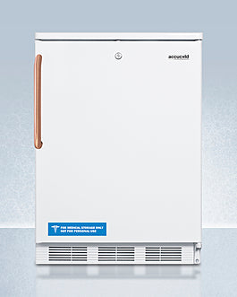 Accucold 24" Wide All-Refrigerator with Antimicrobial Pure Copper Handle (Model FF7LWTBC)