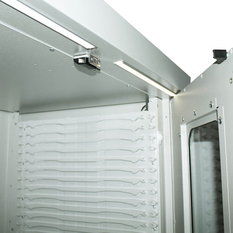 Harloff LED Light Kit, Installed at Factory, for Double column Cabinets with hinged doors only, includes Door Sensor