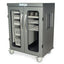 Single Column Three Quarter Height Mobile Cabinet with Key Locking door with tempered glass window insert, H+H Panels G