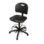 PT-3-C Adjustable Polyurethane Tilting Industrial Stool with Casters - High Height
