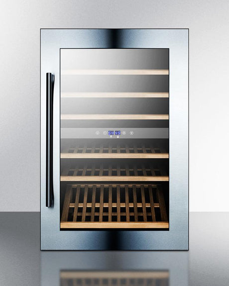 51 bottle fully integrated dual zone wine cellar with digital controls and LED lighting (Model VC60DLHD)