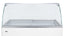 Glass sneeze guard kit for user installation on NOVA53 freezer