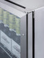 Outdoor built-in undercounter commercial glass door beverage center with stainless steel interior and exterior cabinet