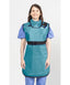 COAT APRON - .5 mm Lead Free with Thyroid Collar 24X40 Teal - Medium