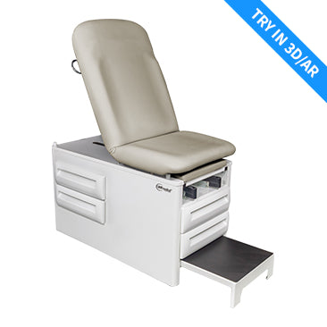 UMF Medical Manual Exam Table with Four Storage Drawers