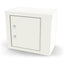 Single Door, Double Lock Narcotic Cabinet with One Shelf
