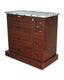 Wood Vinyl Coated Aluminum Cherry Mahogany Cabinet Finish. Standard Package Includes Pull-Out Shelf and Internal Drawer