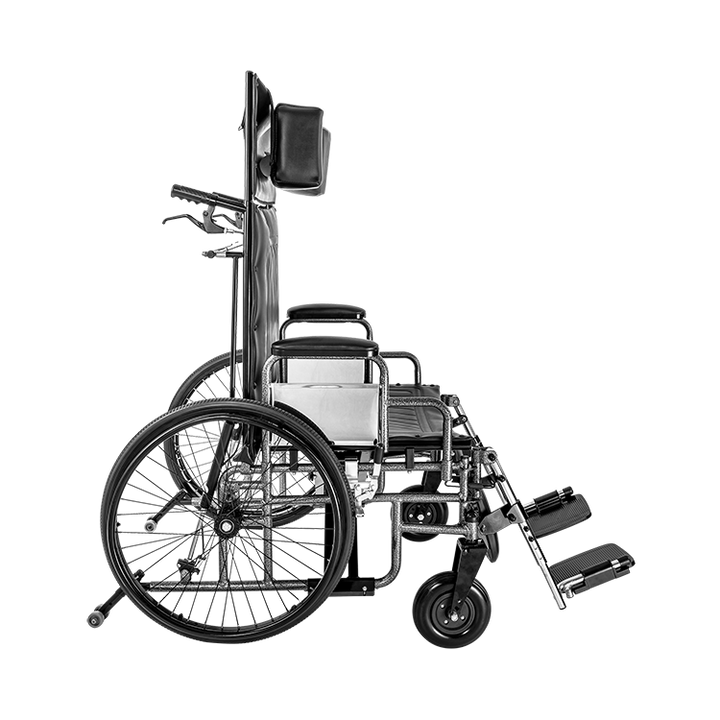 Dynarex Bari+Max bariatric reclining wheelchair, 750 lb capacity, elevating leg rests