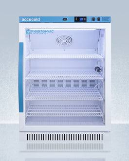 Accucold ARG6PV 6 cu ft ADA-height glass-door vaccine refrigerator