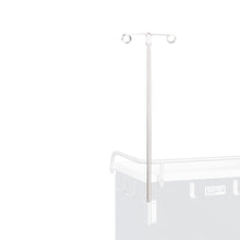 Classic Line Emergency Package for Upgrading Existing Cart, Consists of IV Pole, Drop Shelf, (4) Utility Hooks, Cardiac