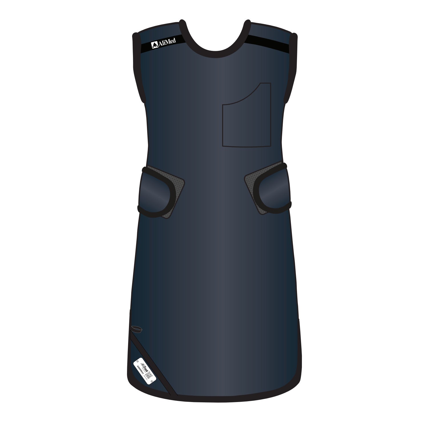 QUICK DROP APRON - .25 mm   Lead Free   24X42 Black - Large