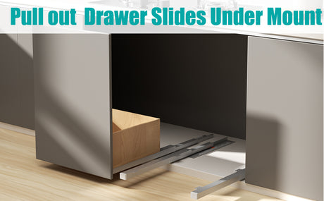 Slide-out drawer in stainless steel for installation on top of lower under counter refrigerators (Model TD24SD)