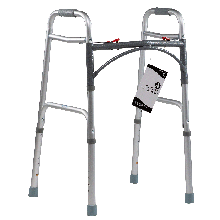 Dynarex two button folding walkers