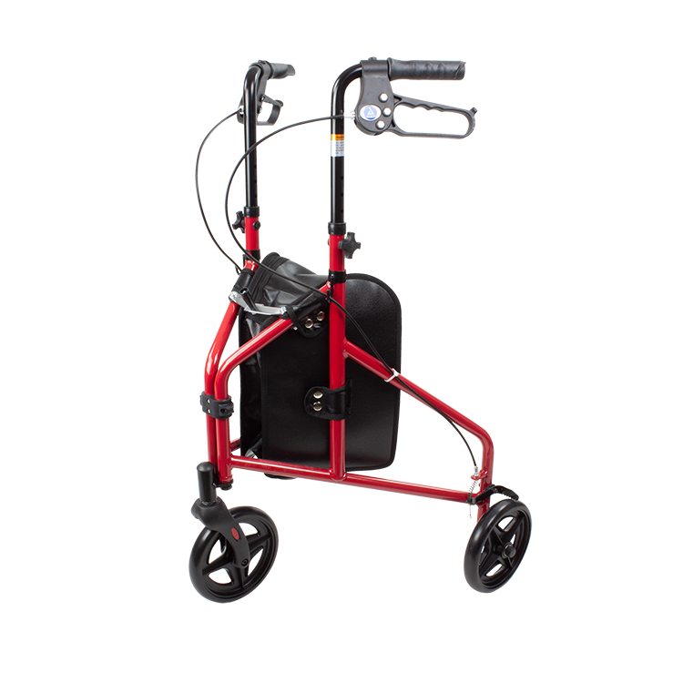 DynaGo Zoom 3-wheel rollator red