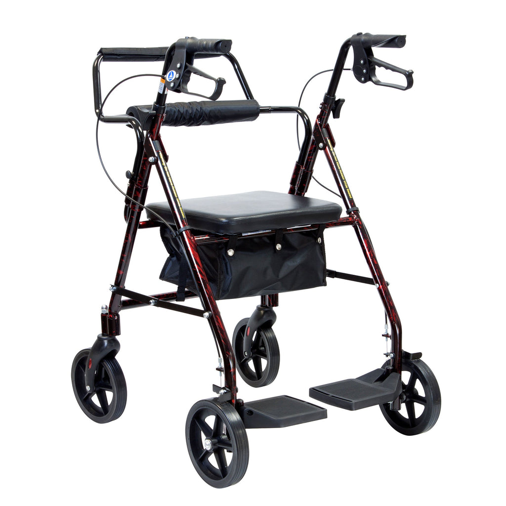 DynaGo Duo transport rollator black