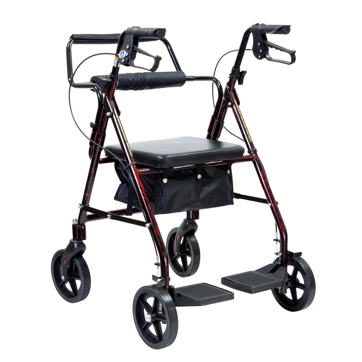 DynaGo Duo transport rollator black