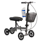 Dynarex compact steerable foldable knee walker