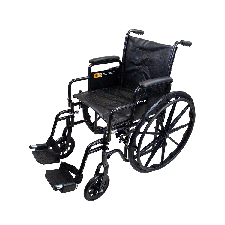DynaRide S2 Wheelchair 20" x 16" w/ Detach Desk Arm FR Silver Vein