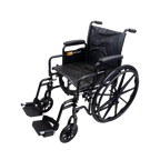 DynaRide S2 Wheelchair 20" x 16" w/ Detach Desk Arm FR Silver Vein