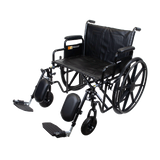Dynarex bariatric wheelchairs with desk arm and ELR