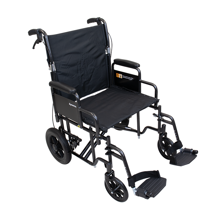 Dynarex Bariatric Transport Wheelchair - 22" x 18" - photo 2
