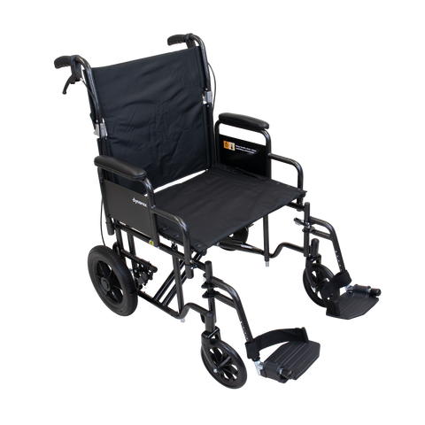 Bariatric Transport Wheelchair - 22" x 18"