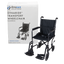 DynaRide Transport Wheelchair Aluminum 17"