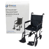 DynaRide Transport Wheelchair Aluminum 19"