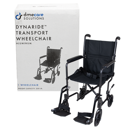 Dynarex DynaRide Transport Wheelchair Aluminum