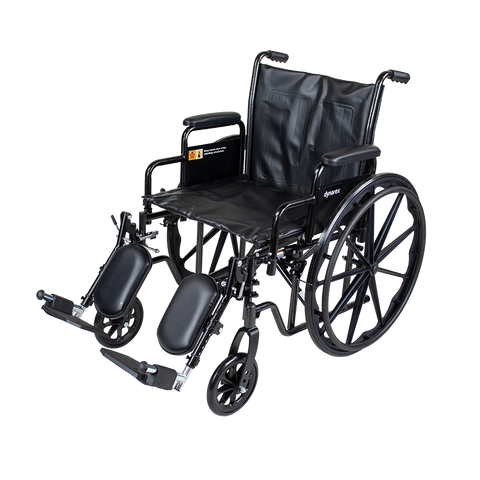 Dynarex DynaRide S2 20x18" Wheelchair, Desk Armrest, Legrest