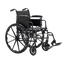 DynaRide S4 X-Lite Wheelchair - 20" x 16" w/ Flip Desk Arm F Code: 10277