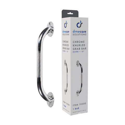 Chrome Knurled Grab Bar