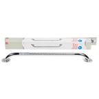 Chrome knurled grab bar 24 inch case of 3
