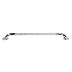 Chrome knurled grab bar 24 inch