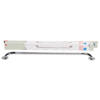 Chrome knurled grab bar 32 inch case of 3