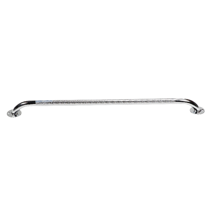 Chrome knurled grab bar 32 inch