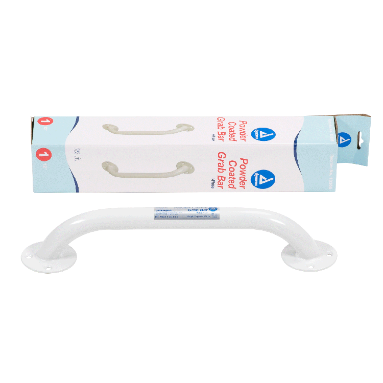 Powder coated grab bar 12 inch case of 3