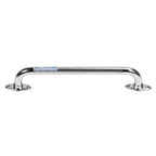 Rotating flange knurled grab bar 16 inch