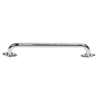 Rotating flange knurled grab bar 18 inch