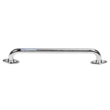 Rotating flange knurled grab bar 18 inch