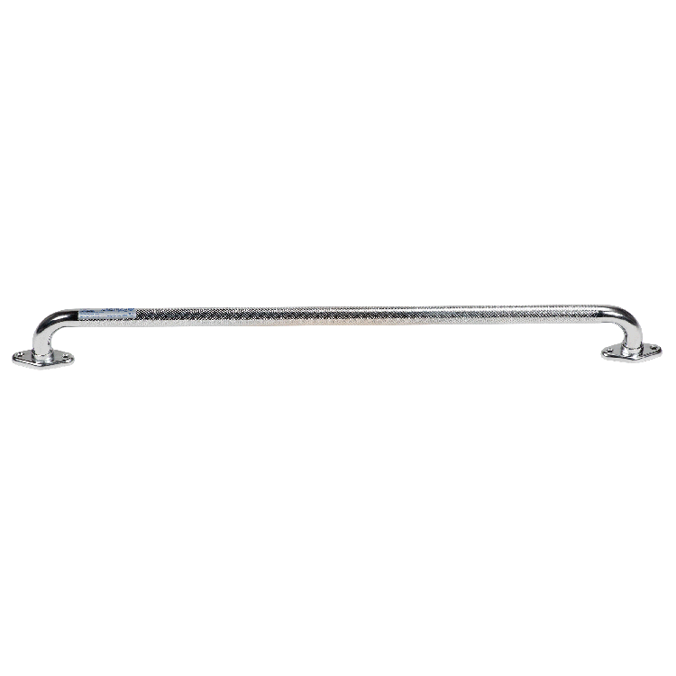 Rotating flange knurled grab bar 24 inch