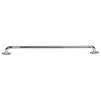 Rotating flange knurled grab bar 24 inch