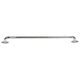 Rotating flange knurled grab bar 24 inch