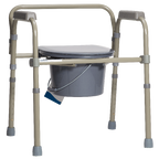 Dynarex folding bedside commodes