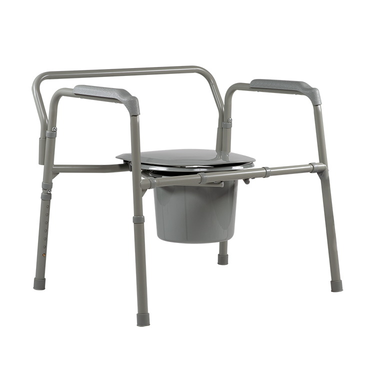 Dynarex 10374 Bariatric Bedside Commode Rubber Tip