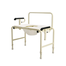 10378 Bariatric HD Drop Arm Commode Backrest-28" Code: RPBC-05B28