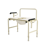 Bariatric HD Drop-Arm Commode Backrest White/28" (RPBC-05B28)