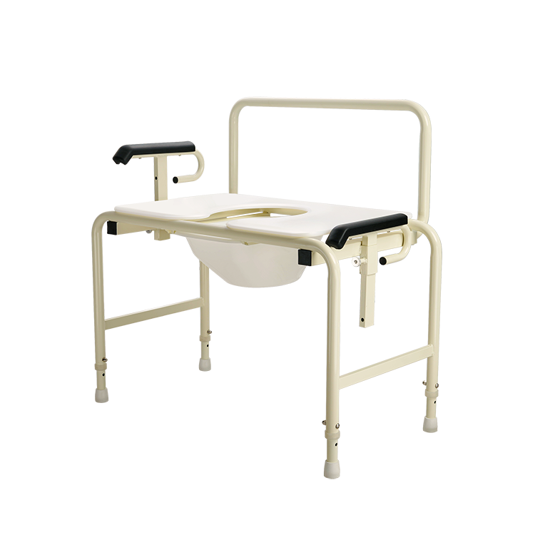 Bariatric HD Drop-Arm Commode Backrest White/28" (RPBC-05B28)