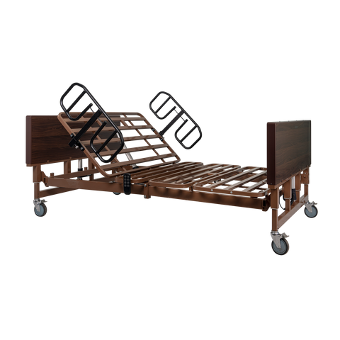 Dynarex Bariatric HD Homecare Bed w/ Half Rail