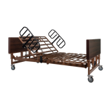 Dynarex Bariatric HD Homecare Bed w/ Half Rail and Foam
